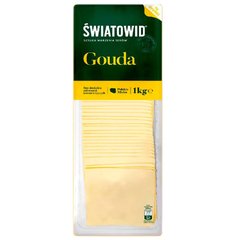 Сир Swiatowid Gouda - Нарізний 1 кг (Польща) 6259728 фото Деліціо фуд