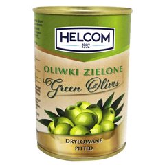 Оливки Helcom - зелені без кісточки 280 г (ЖБ) 6263777 фото Деліціо фуд