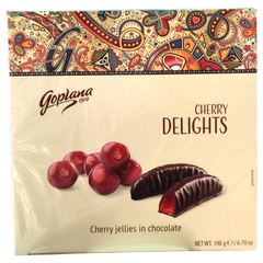 Мармелад в шоколаді Goplana Cherry Вишня 190г 6271080 фото Деліціо фуд