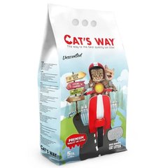 Наповнювач для котячого туалету Cat's Way Classic бентонітовий 5л (Червоний)