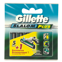 Картриджі змінні Gillette Slalom Plus 2 1 шт 003161 фото Деліціо фуд