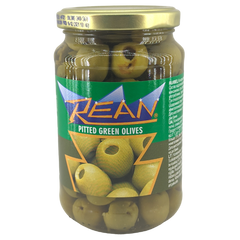 Оливки Rean - зелені без кісточки 340/160 г (Скло)  6264040 фото Деліціо фуд