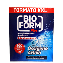 Порошок для прання Bio FORM Plus універсальний з активним киснем 100прань 5кг Італія 009560 фото Деліціо фуд