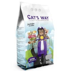 Наповнювач для котячого туалету Cat's Way Lavender бентонітовий 5 л (Фіолетовий)