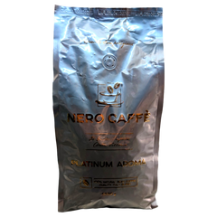Кава в зернах Nero Caffe Platinum aroma 1 кг (срібло)