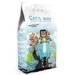 Наповнювач для котячого туалету Cat's Way Marseille Soap бентонітовий 5л (Бірюзовий)