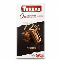 Шоколад без цукру Torras чорний 72% 75 г 6271615 фото Деліціо фуд